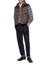 Figure View - Click To Enlarge - KRUF - Mink Panel Down Gilet