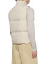 Back View - Click To Enlarge - KRUF - Mink Lined Stand Collar Down Gilet