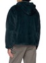 Back View - Click To Enlarge - KRUF - Hooded Zip Up Mink Fur Jacket