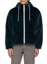 KRUF Hooded Zip Up Mink Fur Jacket