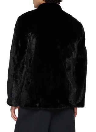 Back View - Click To Enlarge - KRUF - Mandarin Collar Fur Coat