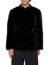 KRUF Mandarin Collar Fur Coat