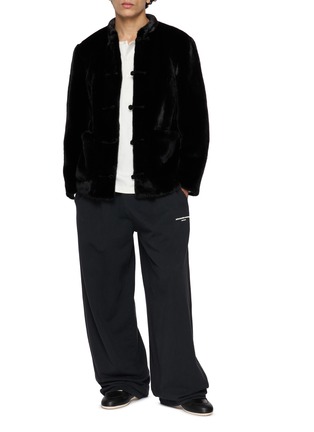 Figure View - Click To Enlarge - KRUF - Mandarin Collar Fur Coat