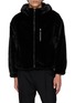 KRUF Hooded Zip Pocket Mink Fur Jacket