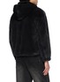 Back View - Click To Enlarge - KRUF - Hooded Zip Pocket Mink Fur Jacket