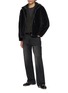 Figure View - Click To Enlarge - KRUF - Hooded Zip Pocket Mink Fur Jacket