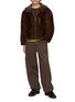 Figure View - Click To Enlarge - KRUF - Hooded Zip Pocket Mink Fur Jacket