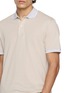  - ELEVENTY - Contrast Collar Cotton Piqué Polo Shirt