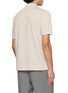 Back View - Click To Enlarge - ELEVENTY - Contrast Collar Cotton Piqué Polo Shirt