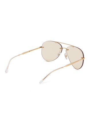 Figure View - Click To Enlarge - RAY-BAN - Metal Aviator Sunglasses