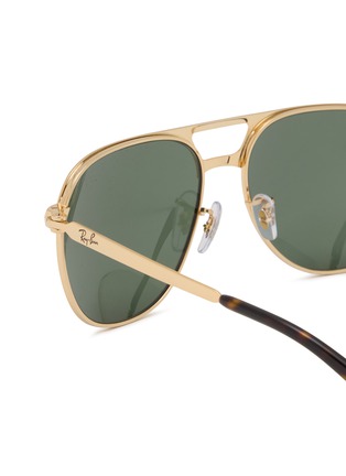 Detail View - Click To Enlarge - RAY-BAN - Metal Aviator Sunglasses