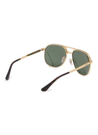 Figure View - Click To Enlarge - RAY-BAN - Metal Aviator Sunglasses