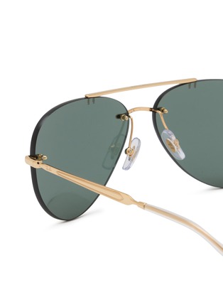 Detail View - Click To Enlarge - RAY-BAN - Metal Aviator Sunglasses