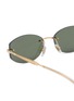 Detail View - Click To Enlarge - RAY-BAN - Metal Oval Sunglasses