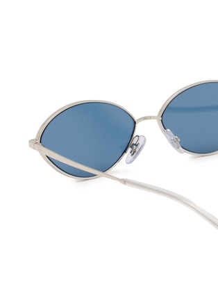 Detail View - Click To Enlarge - RAY-BAN - Metal Oval Sunglasses