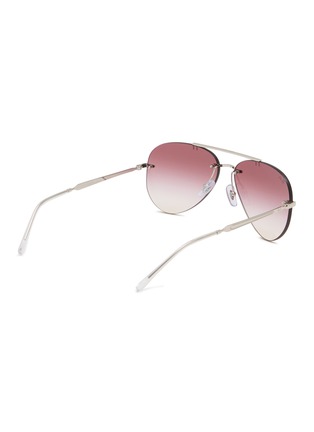 Figure View - Click To Enlarge - RAY-BAN - Metal Aviator Sunglasses