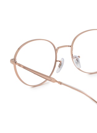 Detail View - Click To Enlarge - RAY-BAN - Metal Round Optical Glasses