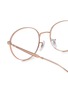 Detail View - Click To Enlarge - RAY-BAN - Metal Round Optical Glasses