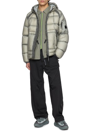 Figure View - Click To Enlarge - C.P. COMPANY - D.D. Shell Hooded Down Jacket