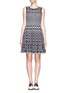 Main View - Click To Enlarge - ALICE & OLIVIA - Jasiey double knit sleeveless flared dress