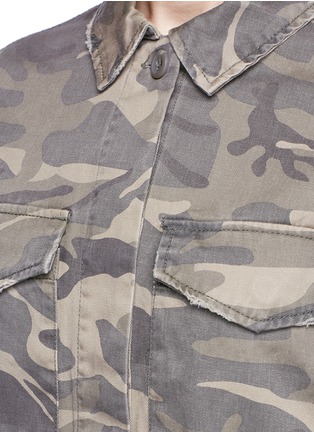Detail View - Click To Enlarge - TOPSHOP - Camouflage print twill jacket