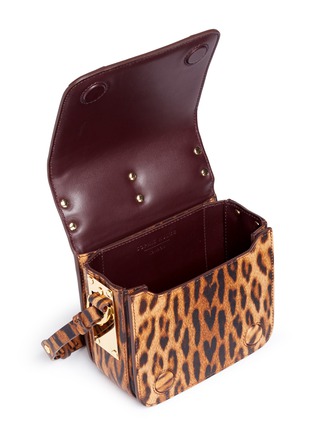  - SOPHIE HULME - 'Finsbury' small leopard print leather crossbody bag
