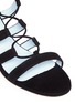 Detail View - Click To Enlarge - FRANCES VALENTINE - 'Jadesu' lace-up suede sandals
