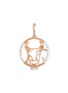 Main View - Click To Enlarge - LC COLLECTION JEWELLERY - Diamond 18k rose gold Chinese zodiac pendant – Ox