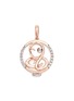 Main View - Click To Enlarge - LC COLLECTION JEWELLERY - Diamond 18k rose gold Chinese zodiac pendant - Snake