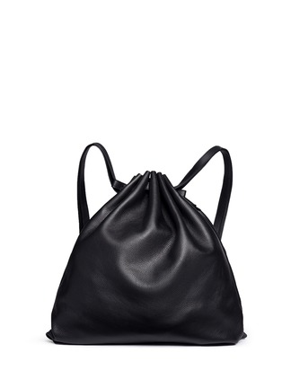 Main View - Click To Enlarge - ALEXANDER WANG - Bovine leather gym sack