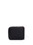 Detail View - Click To Enlarge - ALEXANDER WANG - Croc embossed panel leather bifold zip wallet
