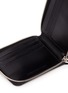 Detail View - Click To Enlarge - ALEXANDER WANG - Croc embossed panel leather bifold zip wallet