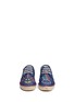 Figure View - Click To Enlarge - STELLA MCCARTNEY - 'Denim Rainbow Rae' embroidered kids lace-up espadrilles