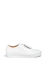 Main View - Click To Enlarge - ACNE STUDIOS - Emoticon plate patent leather sneakers