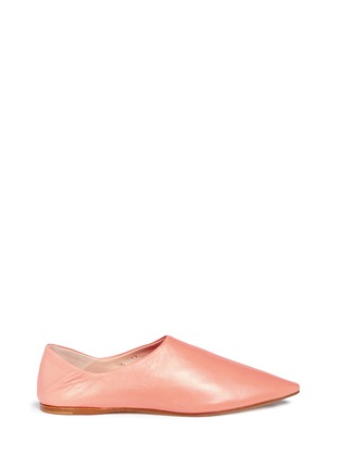 Main View - Click To Enlarge - ACNE STUDIOS - Leather babouche slides