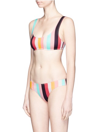 Figure View - Click To Enlarge - SOLID & STRIPED - 'Elle' stripe bikini bottoms