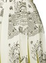 Detail View - Click To Enlarge - VALENTINO GARAVANI - 'The Garden of Earthly Delights' pleated contrast insert skirt