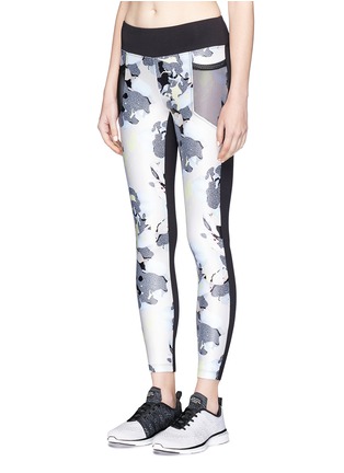 Front View - Click To Enlarge - 72993 - Magnify' bloom print H2O performance leggings