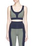 Main View - Click To Enlarge - LIVE THE PROCESS - 'Scoop' colourblock sports bra