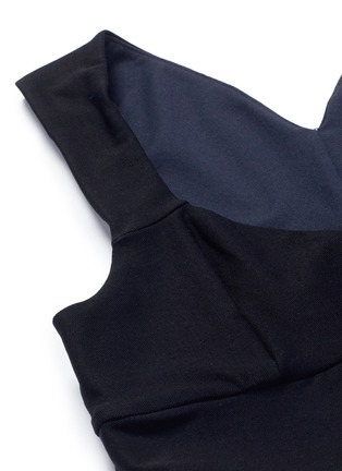 Detail View - Click To Enlarge - LIVE THE PROCESS - Circular back cutout sports bra top