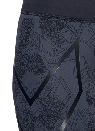 Detail View - Click To Enlarge - 2XU - 'Pattern' compression 7/8 performance leggings