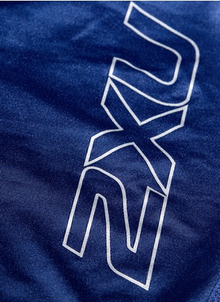 Detail View - Click To Enlarge - 2XU - 'TR2' stripe logo print compression performance tights