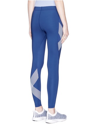 Back View - Click To Enlarge - 2XU - 'TR2' stripe logo print compression performance tights