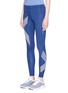 Front View - Click To Enlarge - 2XU - 'TR2' stripe logo print compression performance tights