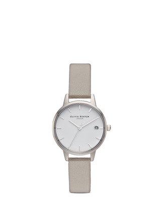 Main View - Click To Enlarge - OLIVIA BURTON  - 'The Dandy' 30mm leather strap watch