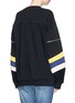 Back View - Click To Enlarge - P.E NATION - 'Flash Gordon' detachable zip sleeve stripe sweater