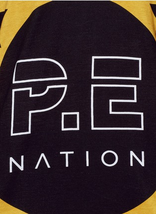 Detail View - Click To Enlarge - P.E NATION - 'Mad Dog' Placement print cotton tank top