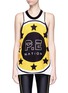 Main View - Click To Enlarge - P.E NATION - 'Mad Dog' Placement print cotton tank top