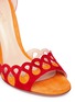 Detail View - Click To Enlarge - GIANVITO ROSSI - 'Samba' cutout eyelet suede sandals