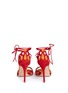 Back View - Click To Enlarge - GIANVITO ROSSI - 'Samba' cutout eyelet suede sandals